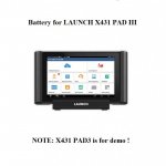 Battery Replacement for LAUNCH X431 PAD III X431 PAD3 Scanner